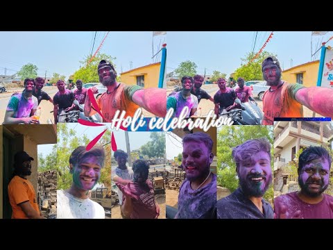 Colorful Madness 🤣 Holi Celebration with Friends 🎨🎉 #HoliSpecial #holi  #holivlog