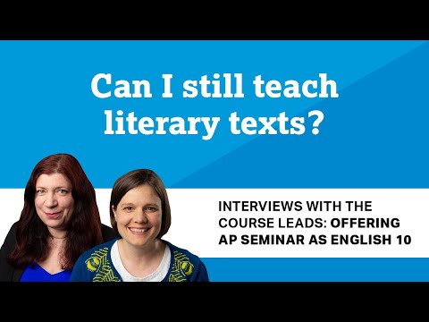 Can I still teach literary texts?