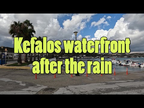 🌧️ Kefalos Waterfront Walk After the Rain 🌧️ | Discovering the Serene Beauty of Kefalos