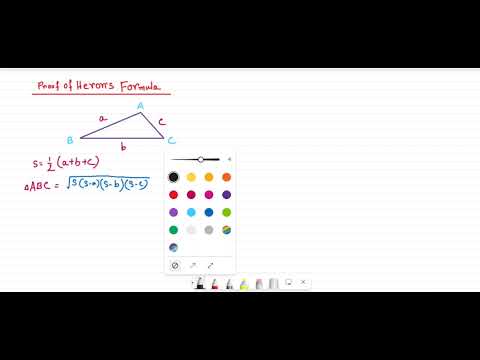 See How Heron's Formula Came || Area Of A Triangle  Geometry || #viral #mathematics #math