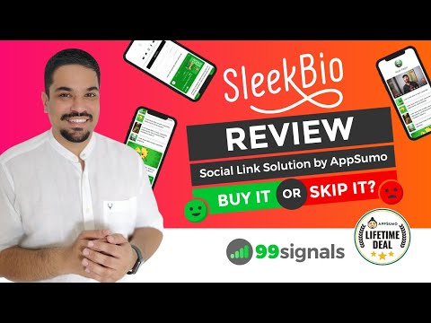 SleekBio Review & Demo: Buy it or Skip it? [AppSumo's Social Link Solution]