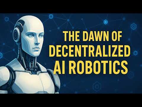 The Dawn of Decentralized AI Robotics (NOT FINANCIAL ADVICE) #DecentralizedRobotics #AINetworks
