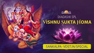 Ekadashi spl Vishnu Sukta Homa | 01 Nov 2025 | Live From VDS Bangalore Ashram