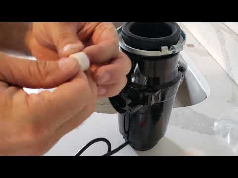 How to install garbage disposal, dishwasher, in a double sink.  Including the bell and under sink ++