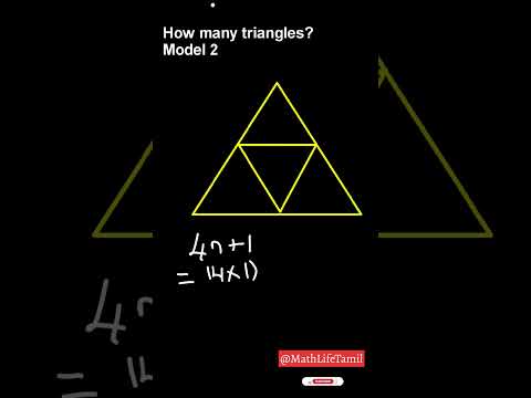 How many Triangles? Part3 #yt #shorts #mathshort